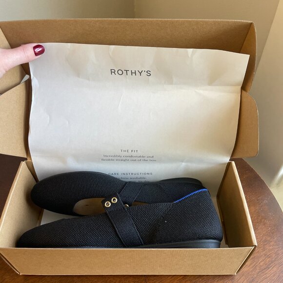 Rothy's The Ballet Mary Jane - Black Size 6.5 - Picture 5 of 6